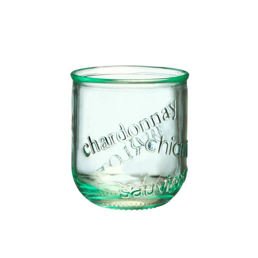 Stemless Embossed Wine Glass