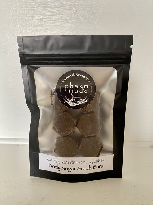 PharmMade x Gray Ghost Coffee Body Sugar Scrub Bars