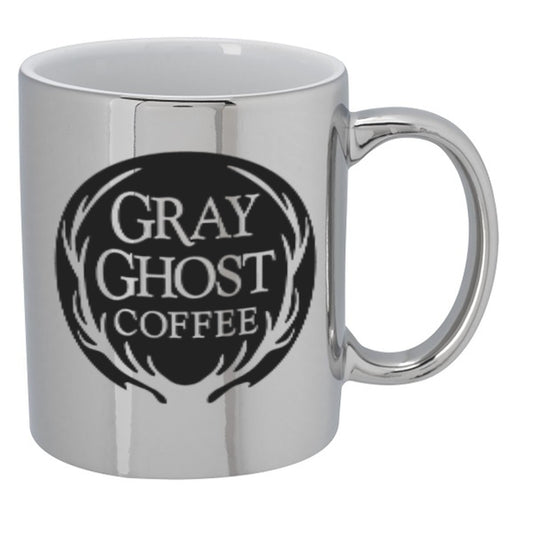 Limited Edition Gray Ghost Silver Coffee Mug