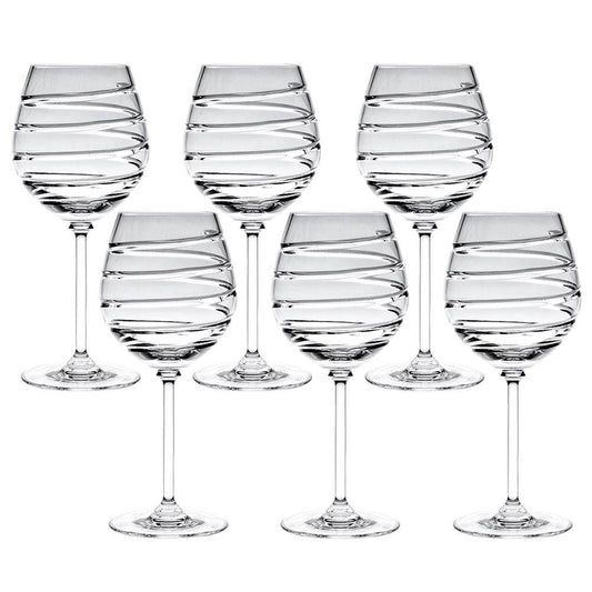 Swirl Crystal Wine Glass